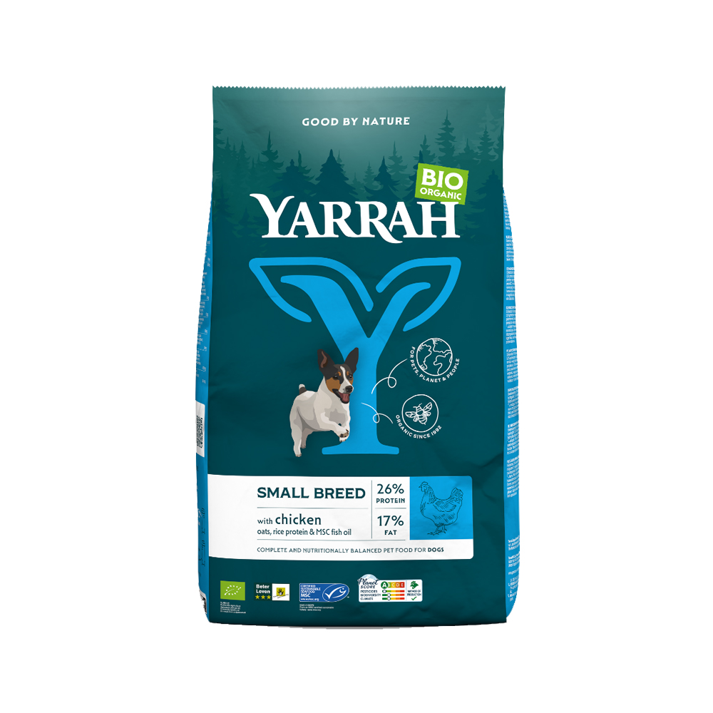 Yarrah Dry Dog Food for Small Breeds Bio - 2kg