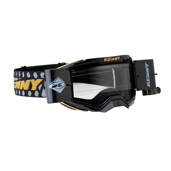 Kenny PERFORMANCE cross mask - BLACK GOLD - LEVEL 4 - ROLL OFF 2024 - Black / YellowRef: KE1593 / 201-0702013-30