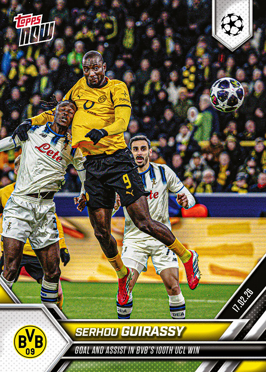 Serhou Guirassy - 2025-26 UCL Topps NOW® - Card 90 - PR: 197