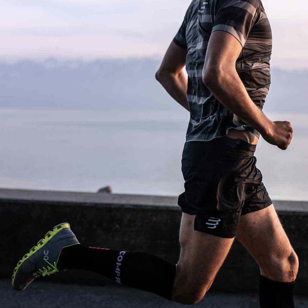 Compressport Full Run Compression Socks - black