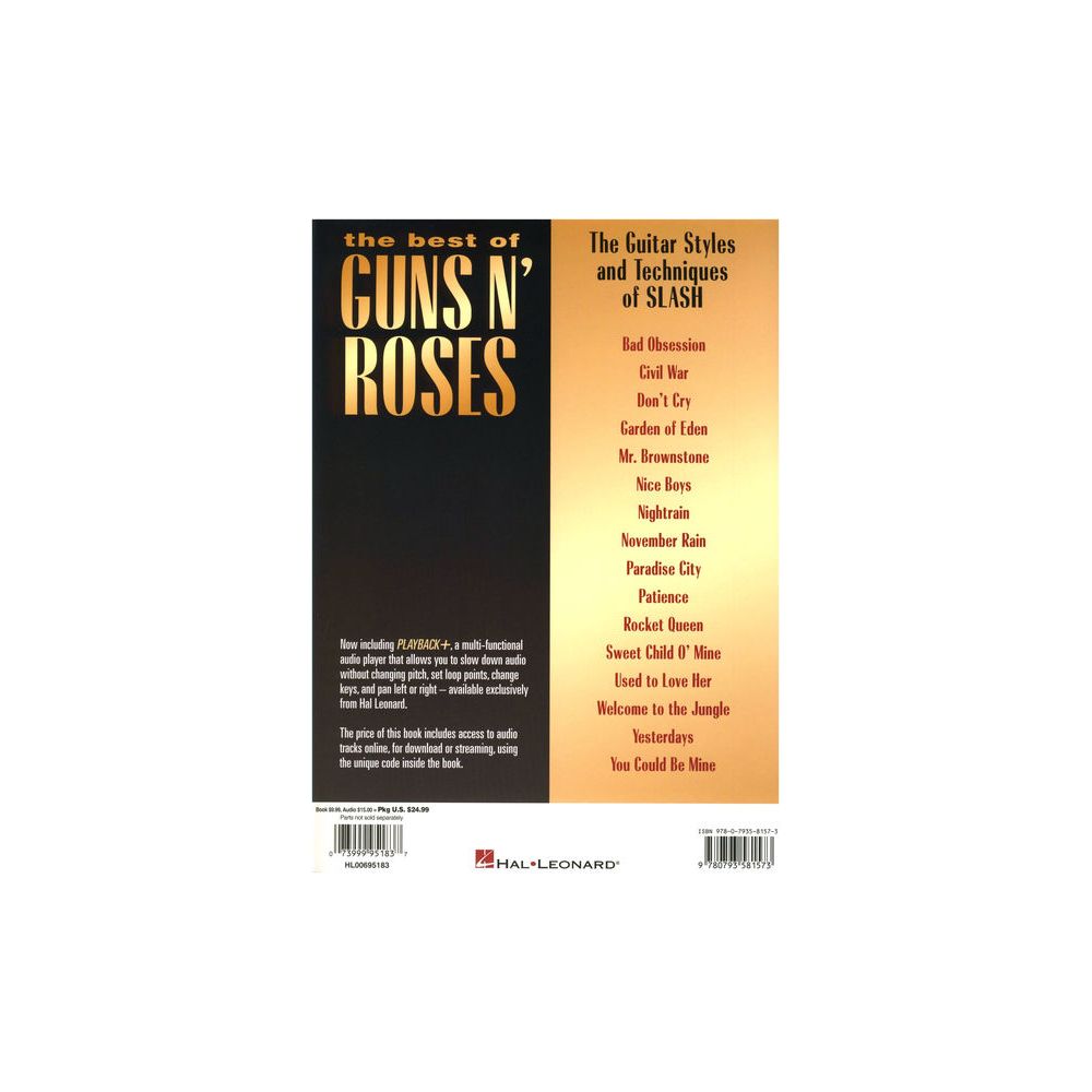 Hal Leonard Signature Licks Guns N' Roses – Thomann Ireland