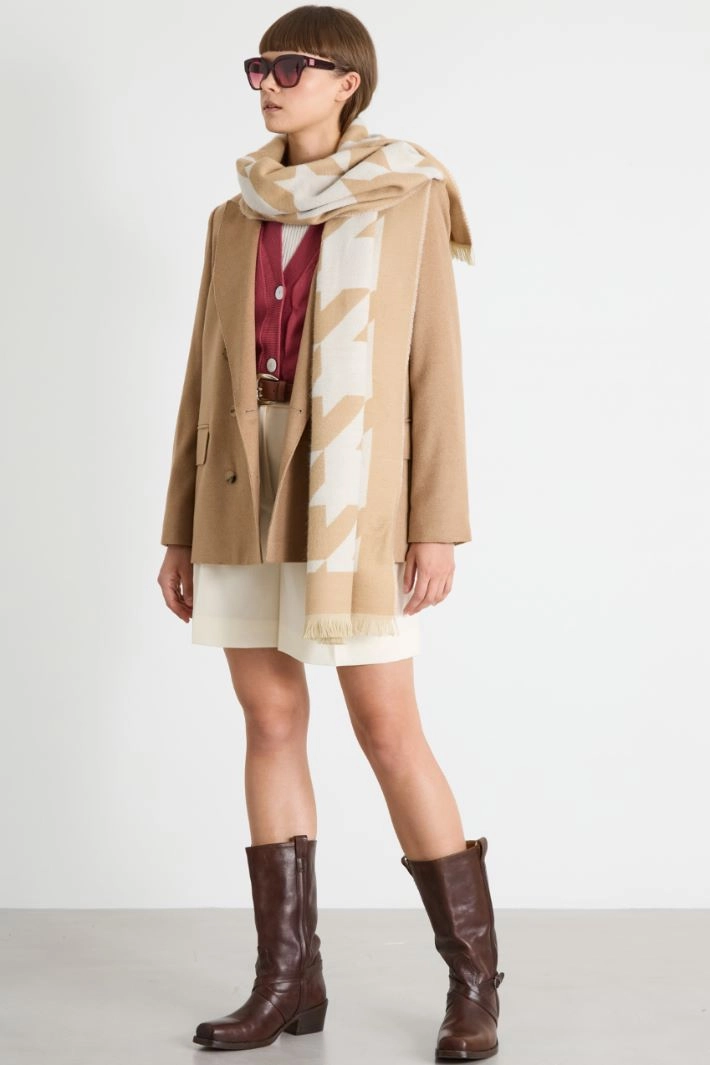 Soft stole - BEIGE CAMEL