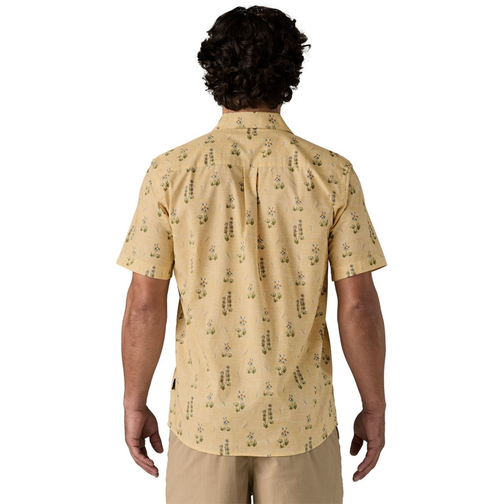 Patagonia Go To Shirt Men - Lupine Trail: Beeswax Tan