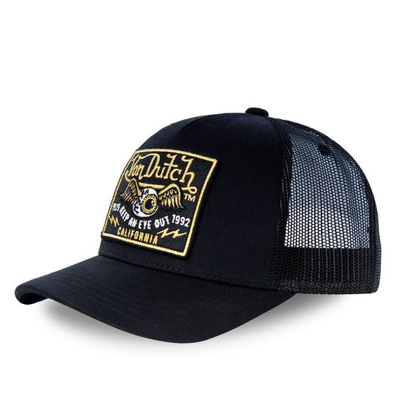 Von Dutch Black Baseball Cap - BlackRef: Vdh0108 / Vd/0/Cas1/Blkb-Tu