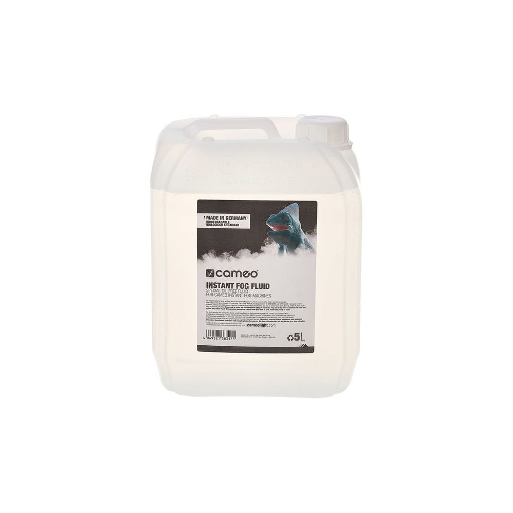 Cameo  Instant Fog Fluid 5L – Thomann Ireland