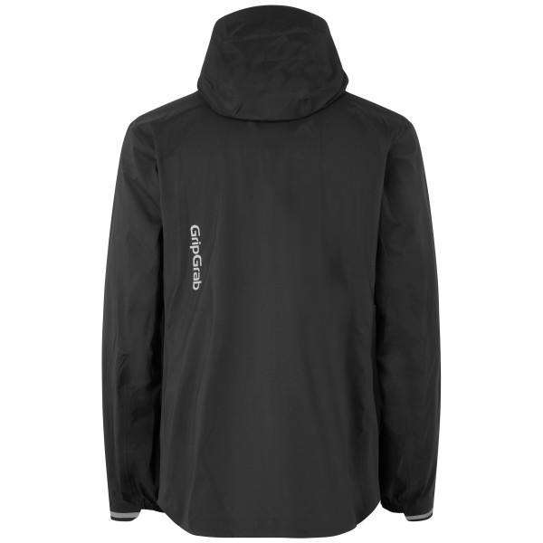 GripGrab EXPLR Waterproof Lightweight Rain Jacket - Black