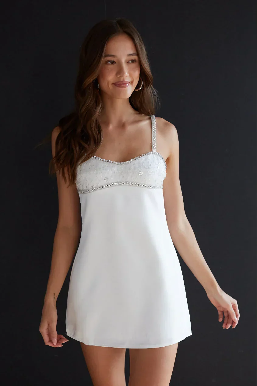 Blair Embellished Mini Dress