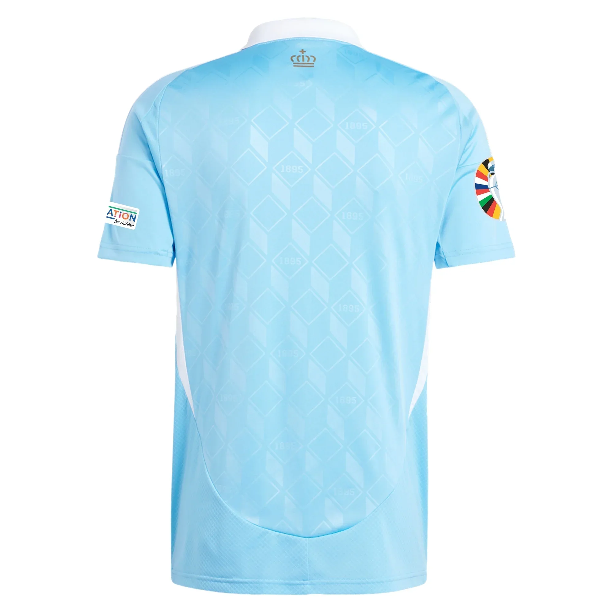 Belgium Away Jersey w/ Euro 2024 Patches 24/25 (Semi Blue Burst)