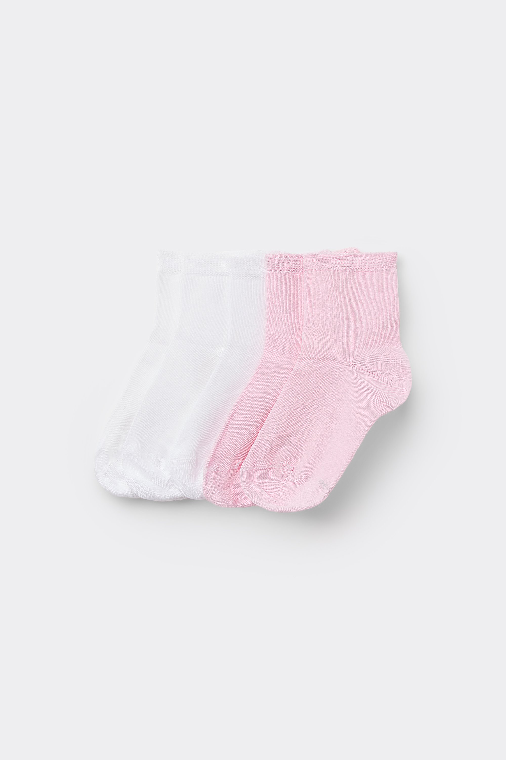 5 Pairs of Kids' Unisex Short Light Cotton Socks
