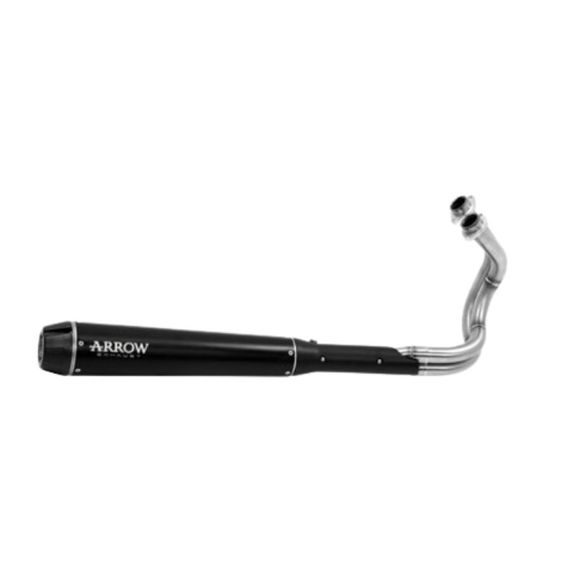 Ligne Complète Arrow Rebel Dark Embout alu noir - Collecteur Acier - Gris / NoirRef : AW0892 / 74501RBN
