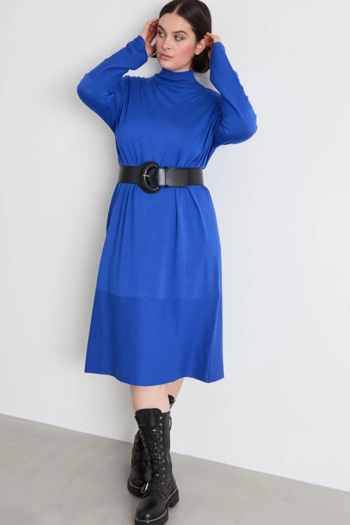 Knitted viscose dress - BLUETTE
