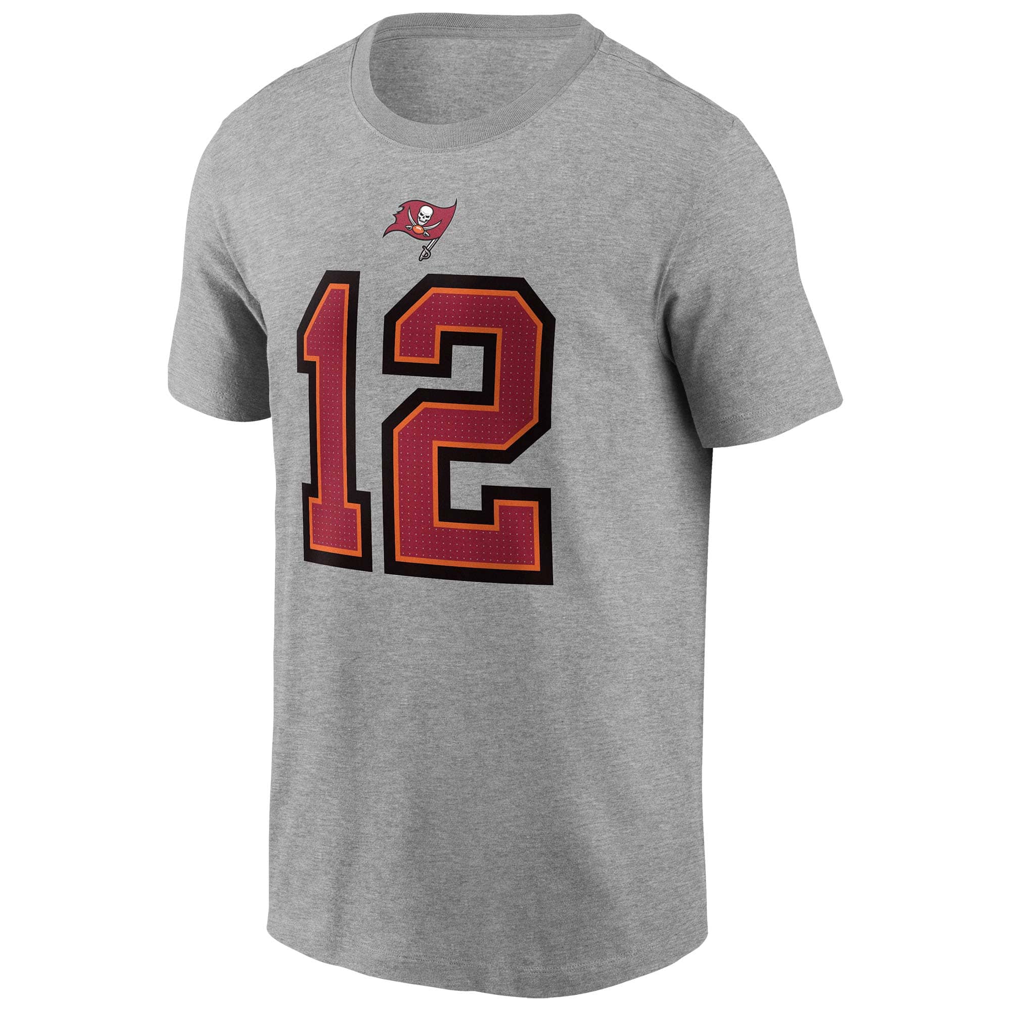 Tom Brady #12 Tampa Bay Buccaneers Nike Player NFL T-Shirt Gray