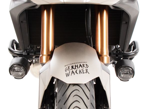 Pare-carter Hepco & Becker Kit d'adaptation pour montage feux origine sur les crash bar - noirRef : HBE04717A / 42269551 00 01