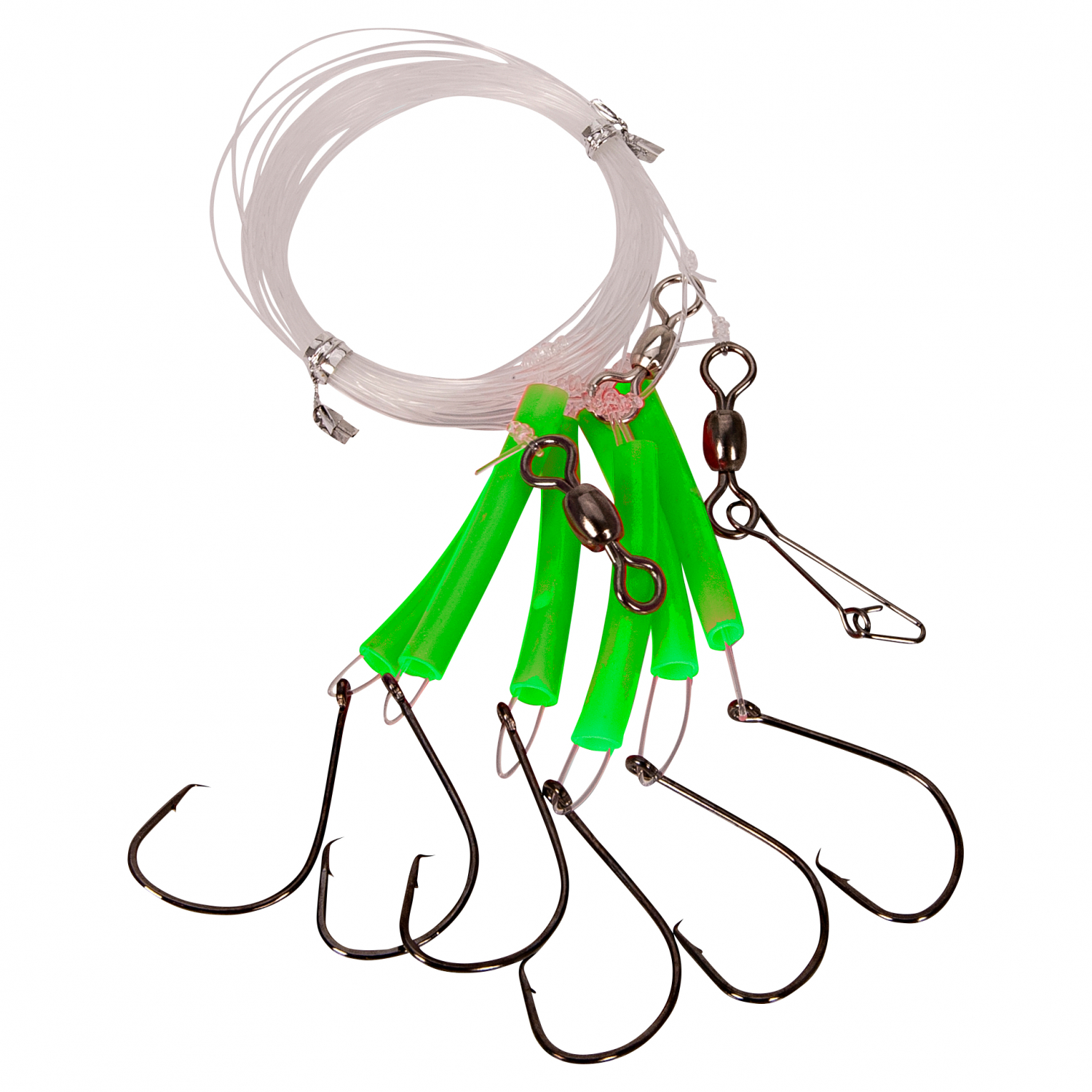 Aquantic Rotbarschsystem Circle Hook (fluo green)