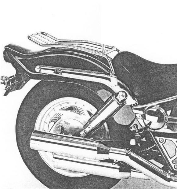 Hepco & Becker Solorack Luggage Rack - chromeSUZUKI 800 VZ 800 MARAUDER - 1997 - 2003Ref: Hbe05388A / 600311 00 02