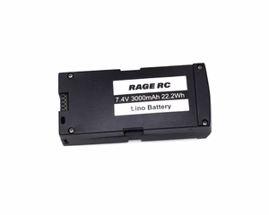 2S 7.4V 3000 mAh Battery w/ Case; Stinger GPS Rage RGR4465