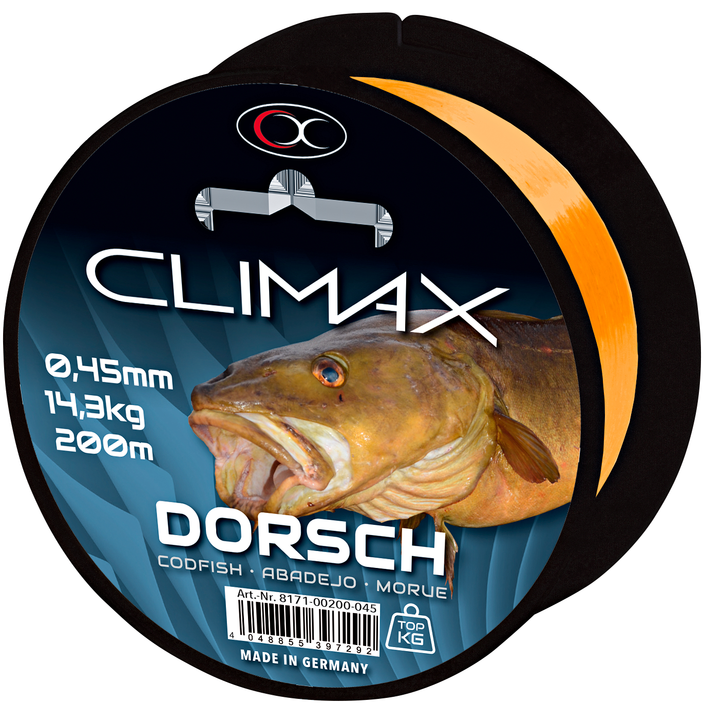 Climax Prey Fish Line Cod (yellow)
