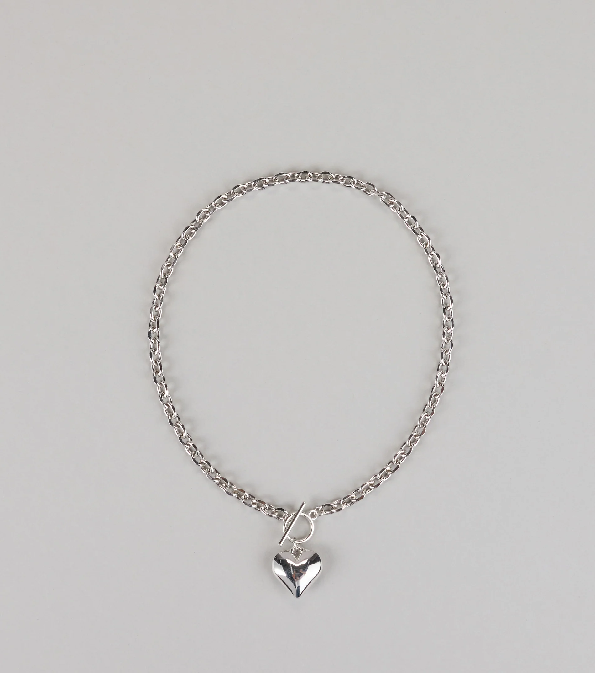 Love On Lock Heart Chain Necklace