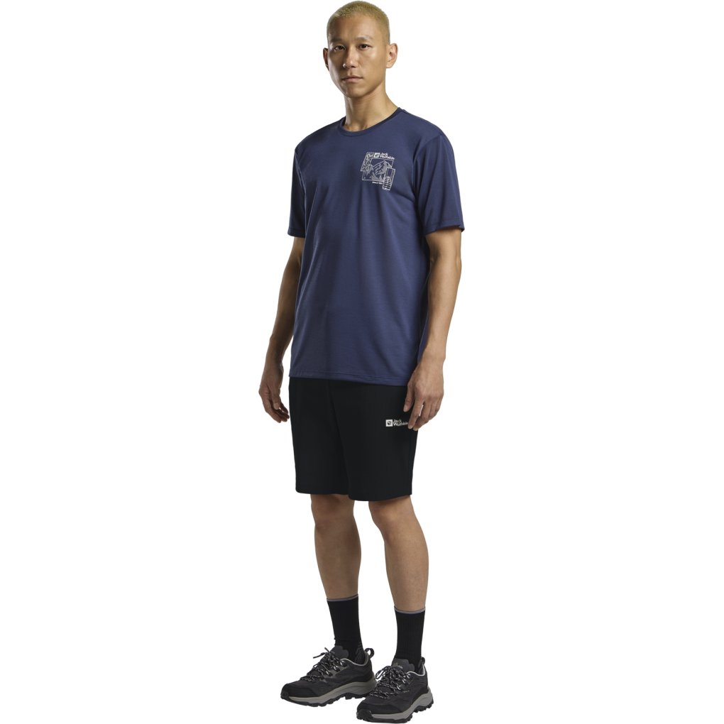 Jack Wolfskin Hikeout Shorts Men - black