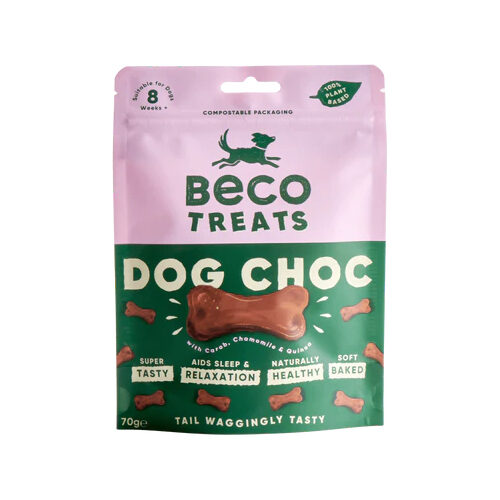 Beco Treats - Dog Choc with Carob, Chamomile & Quinoa - 70 g