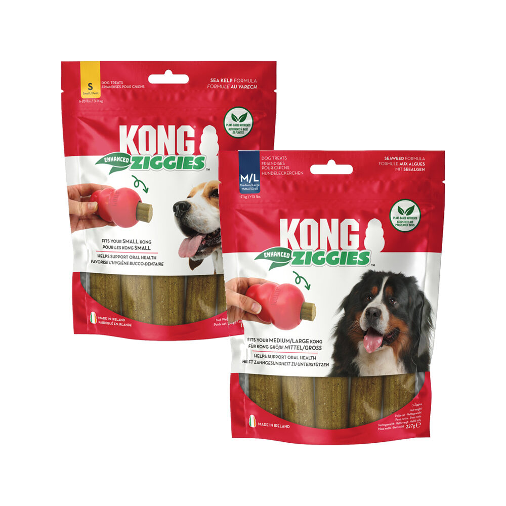 KONG Ziggies Enhanced - M/L - 5 pieces