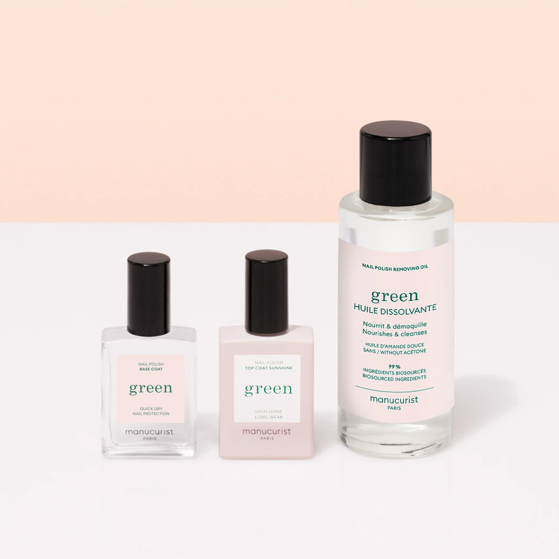 Green Base Top Remover Trio