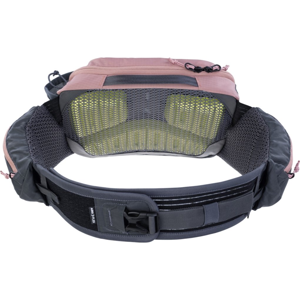 EVOC Pro 3 Hip Pack + 1.5L Hydration Bladder - Dusty Pink - Carbon Grey