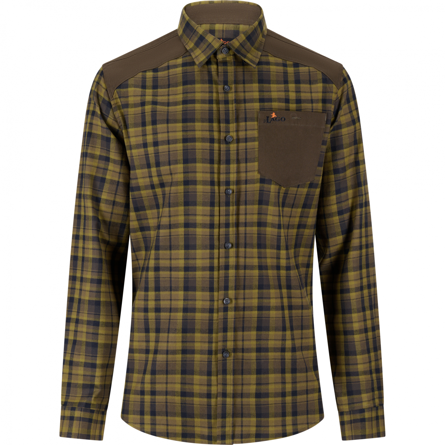 il Lago Prestige Finn Outdoor Shirt Men (Olive\/Black)