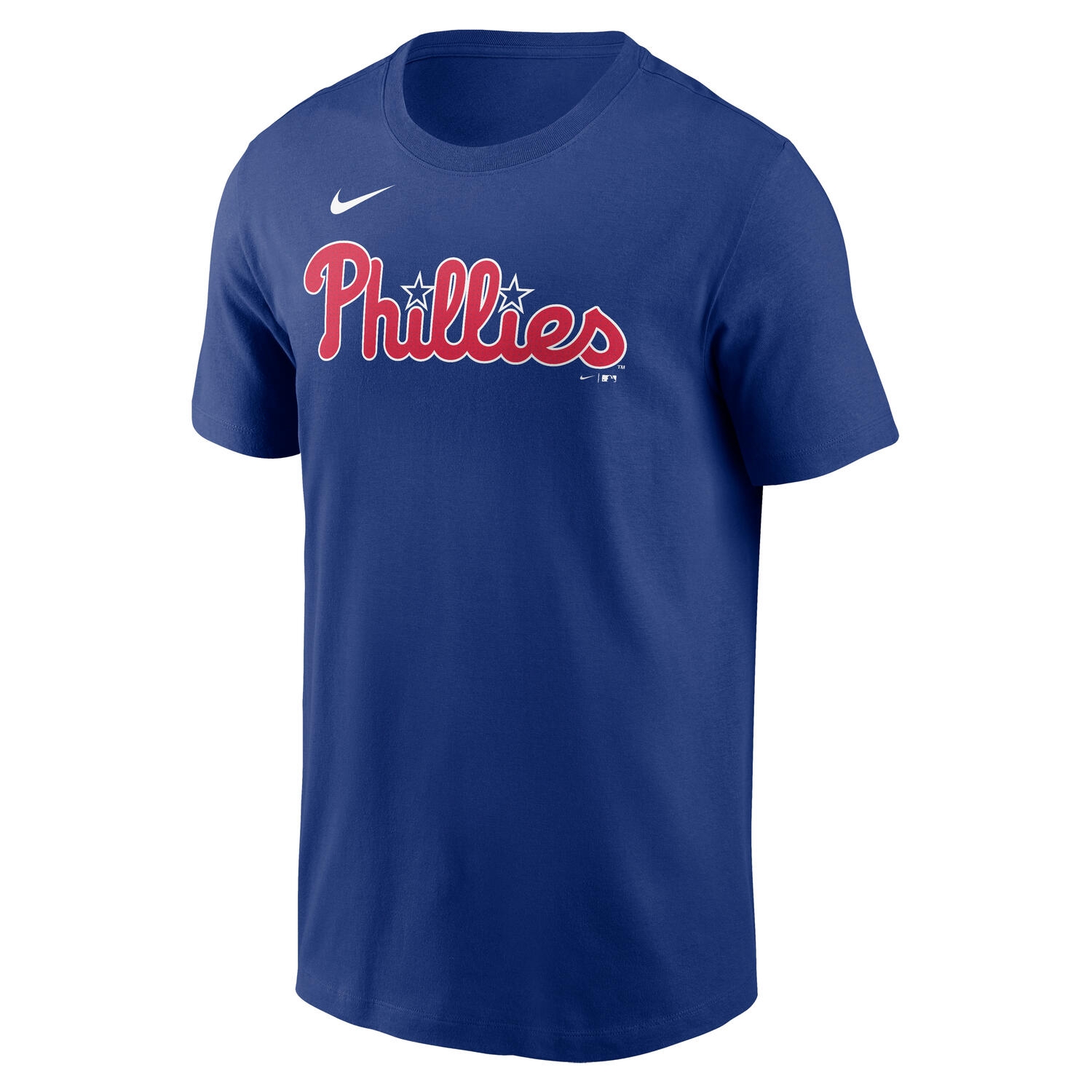 Philadelphia Phillies Fuse Wordmark Nike MLB T-Shirt Blue