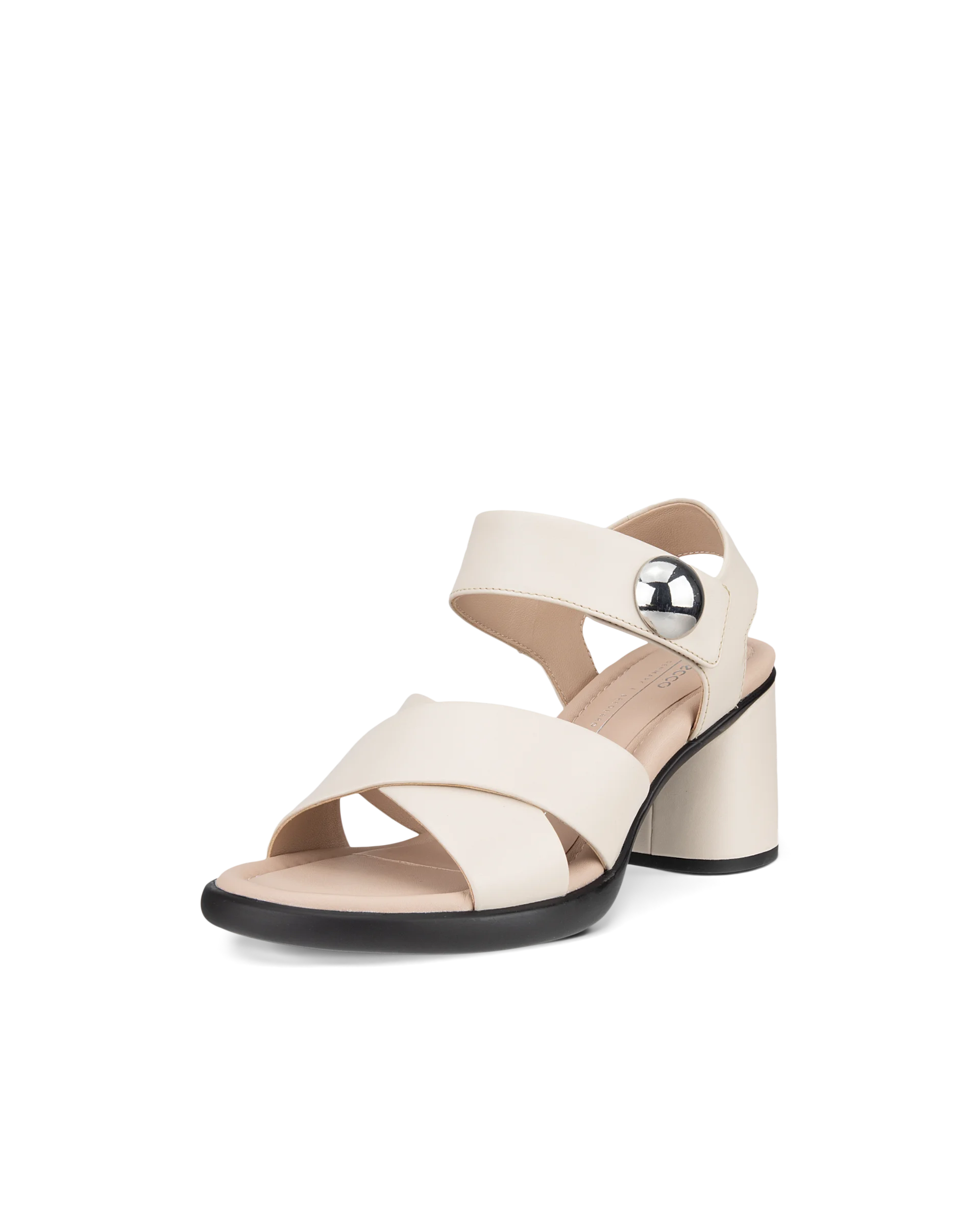ECCO SCULPTED SANDAL LX 55 Damen Ledersandale mit Absatz Beige