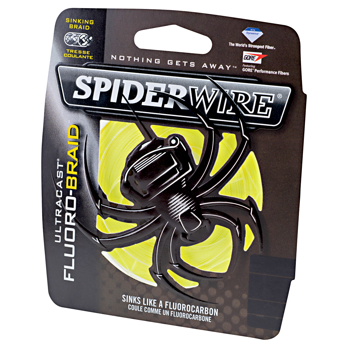 Spiderwire Fishing Line Ultracast Fluorobraid (Yellow, 110 m)