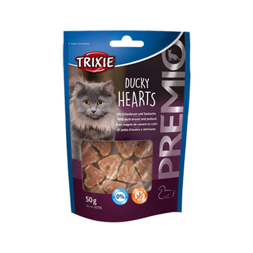 Trixie Premio Hearts - Ducky Hearts - 50g