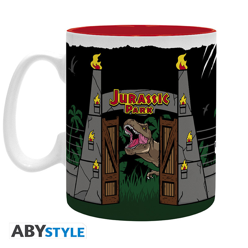 JURASSIC PARK Mug Dinosaur Kingdom Big Size