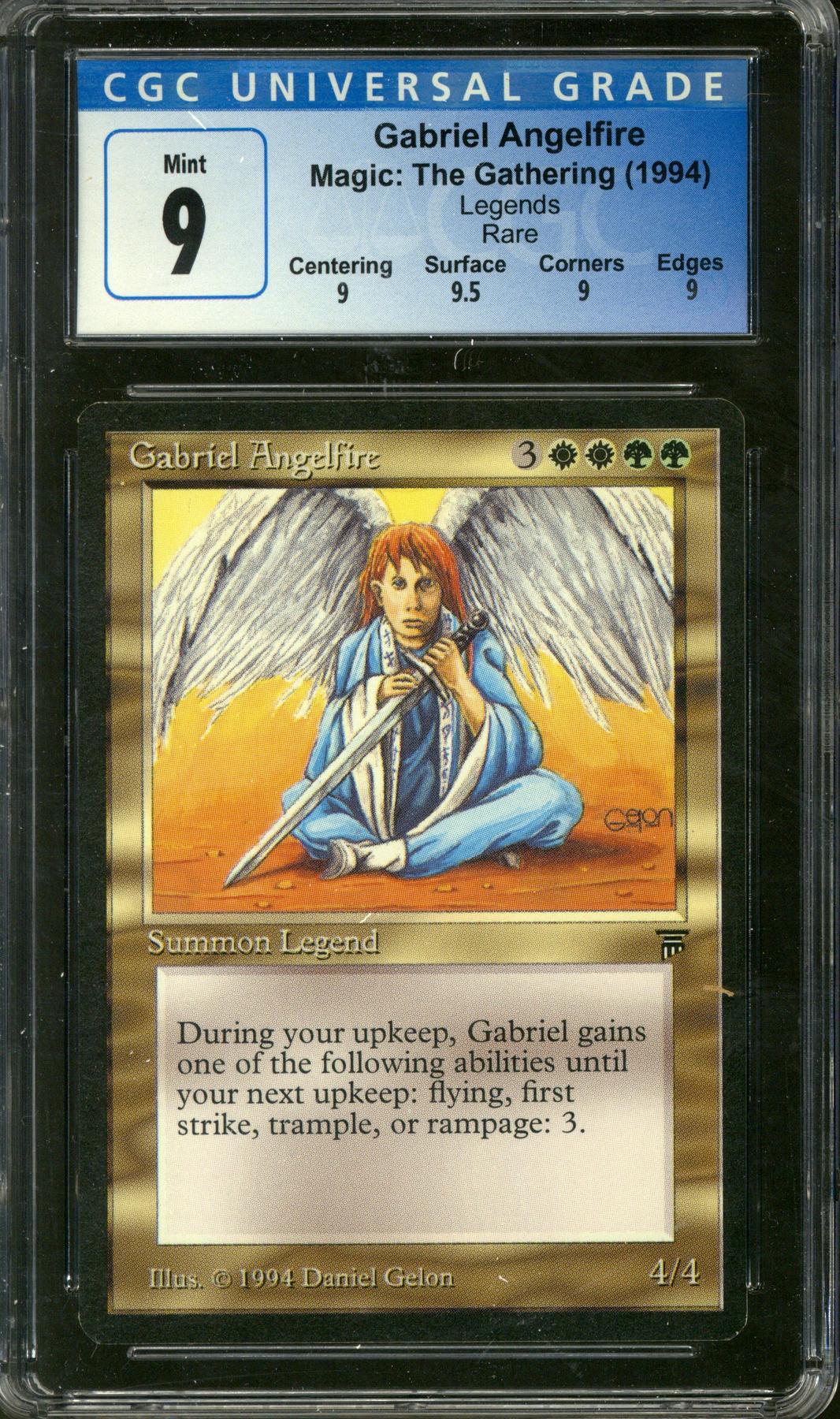 1994 Magic the Gathering Legends Gabriel Angelfire CGC 9