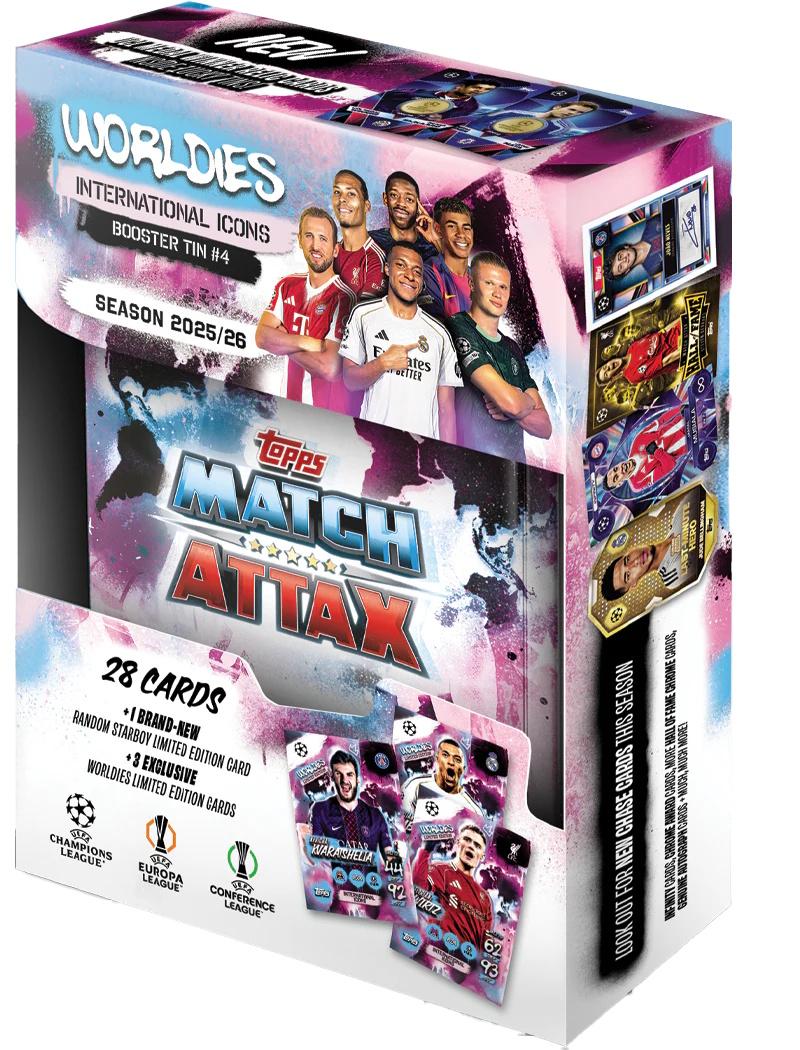 2025/26 Topps Match Attax UEFA Champions League Soccer Mini Tin