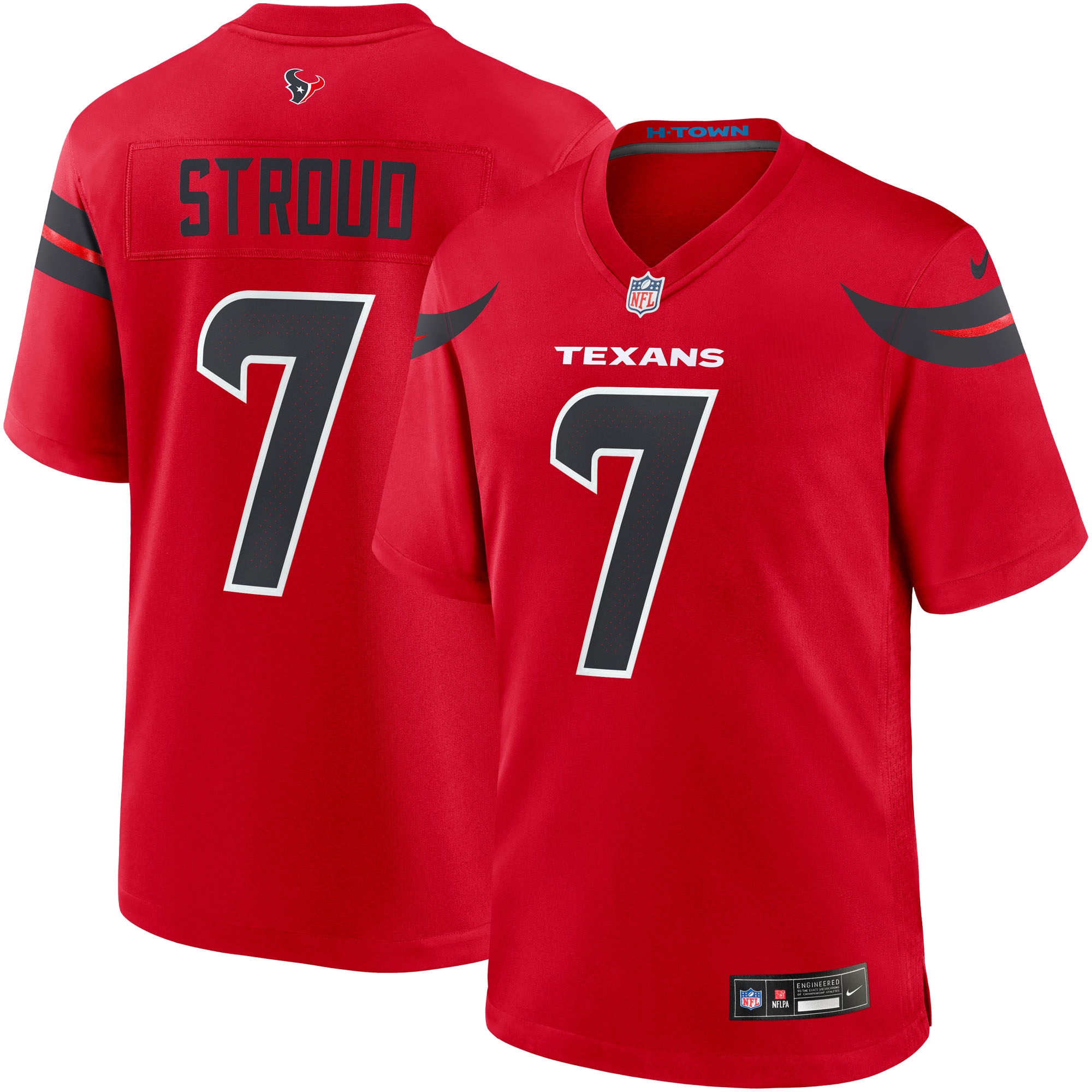 C.J. Stroud #7 Houston Texans Nike Game NFL Jersey Alternate Red