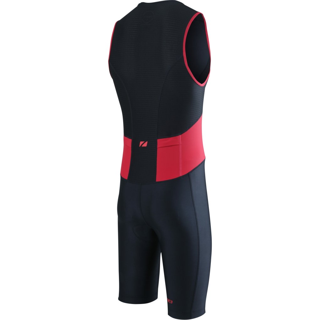 Zone3 Activate Trisuit Men - black/red