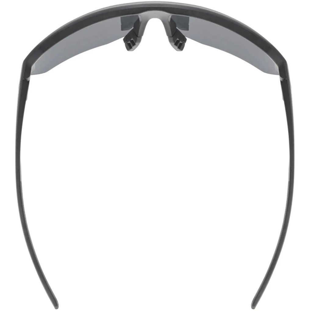 Uvex vectiv set Cycling Glasses - black matt/mirror silver