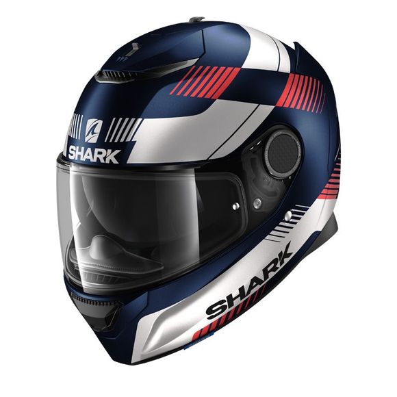 Casque intégral Shark SPARTAN 1.2 - STRAD - Bleu / BlancRef : SH1426-C41488