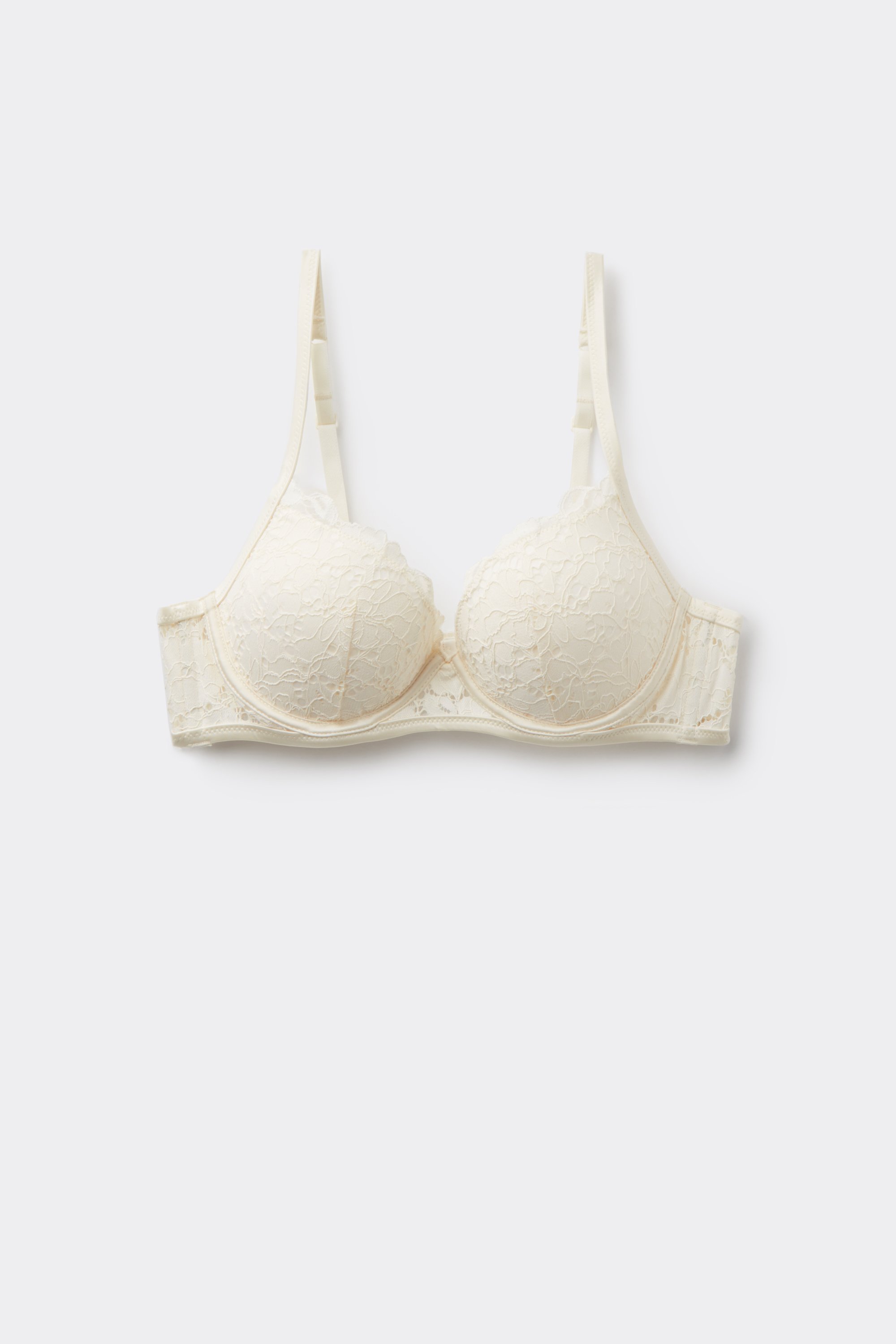 Berlin Ivory Bloom Padded Push-Up Bra