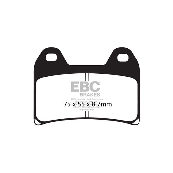 EBC Sinter Sintered Metal front brake padsRef: FA244HH