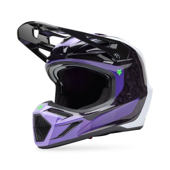 Casque cross Fox V3 RS GRID 2026 - Noir / VioletRef : FX5692