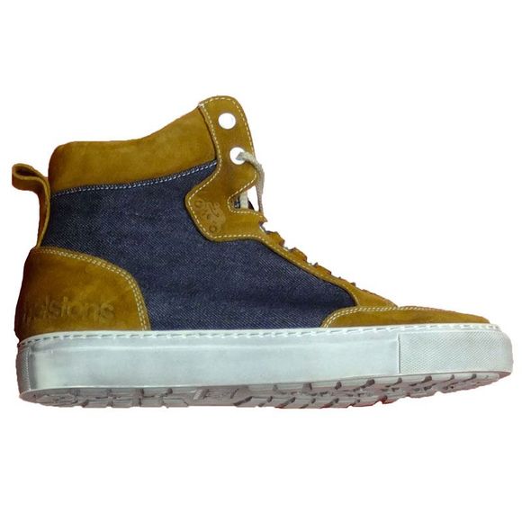 Kobe Helstons Moto Sneakers - Yellow / BlueRef: hs0862-c59211