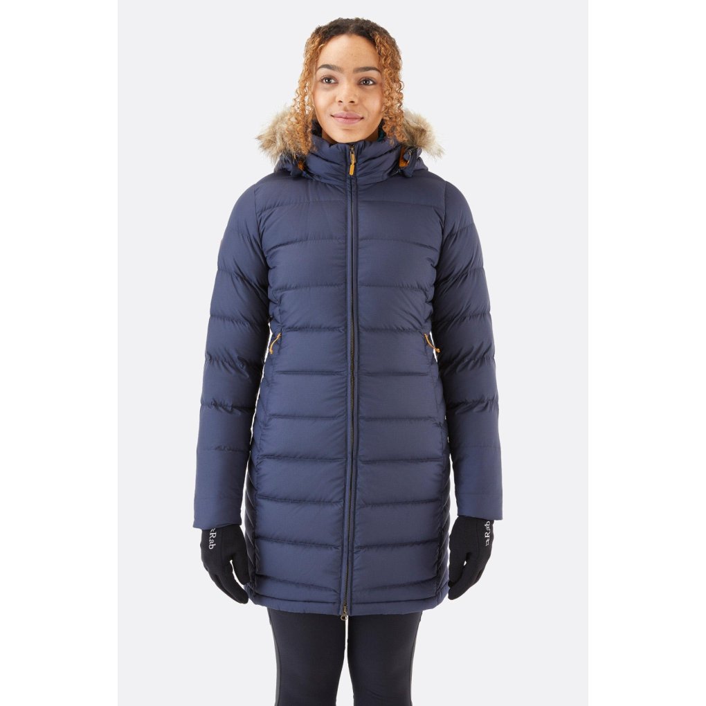 Rab Deep Cover Parka Women - deep denim