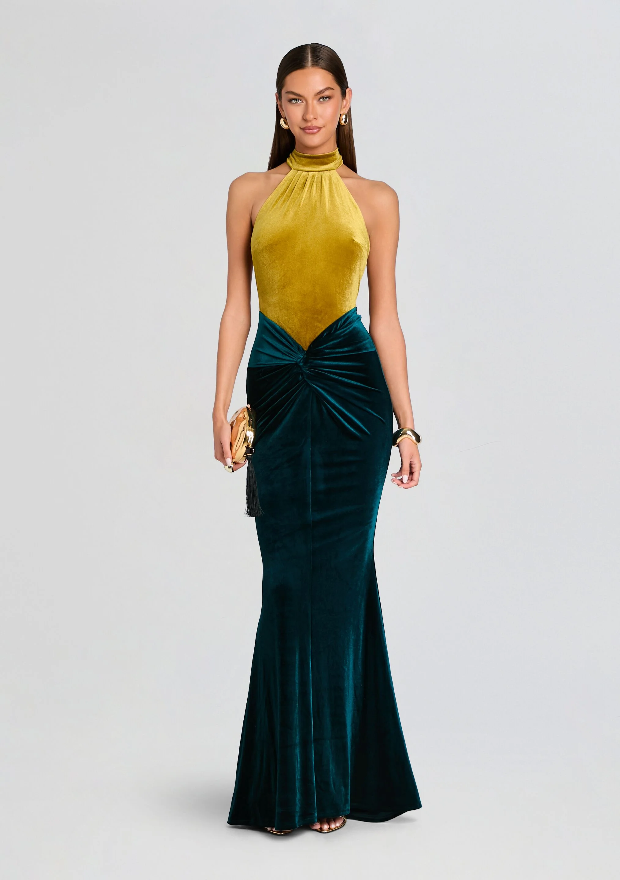 Goleta Velvet Dress