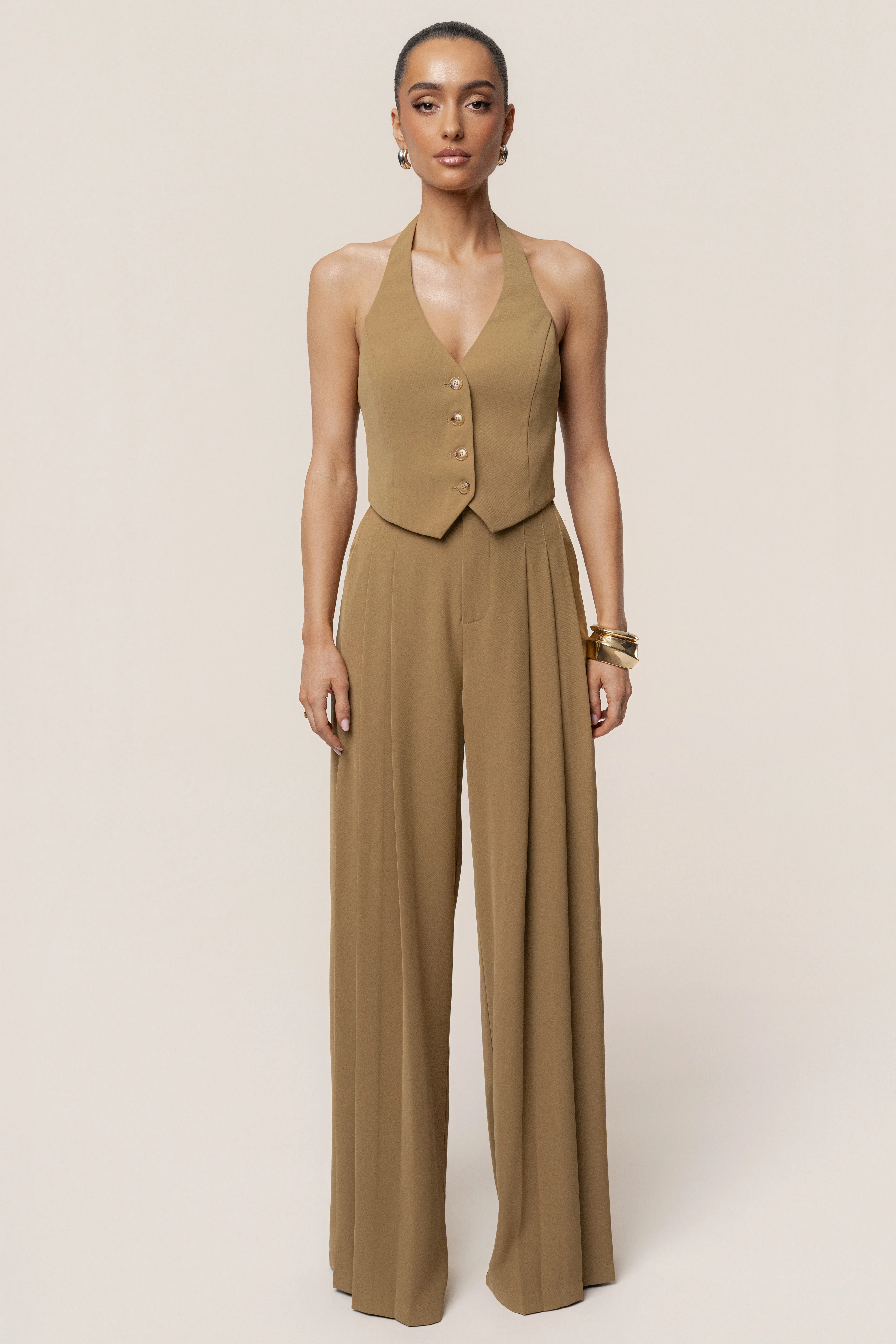 Olive Signature Elegance Vest