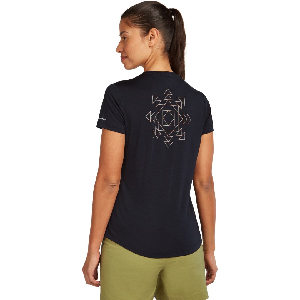 Icebreaker Merino 125 Cool-Lite™ Sphere Short Sleeve Tee Fusion Women - Black