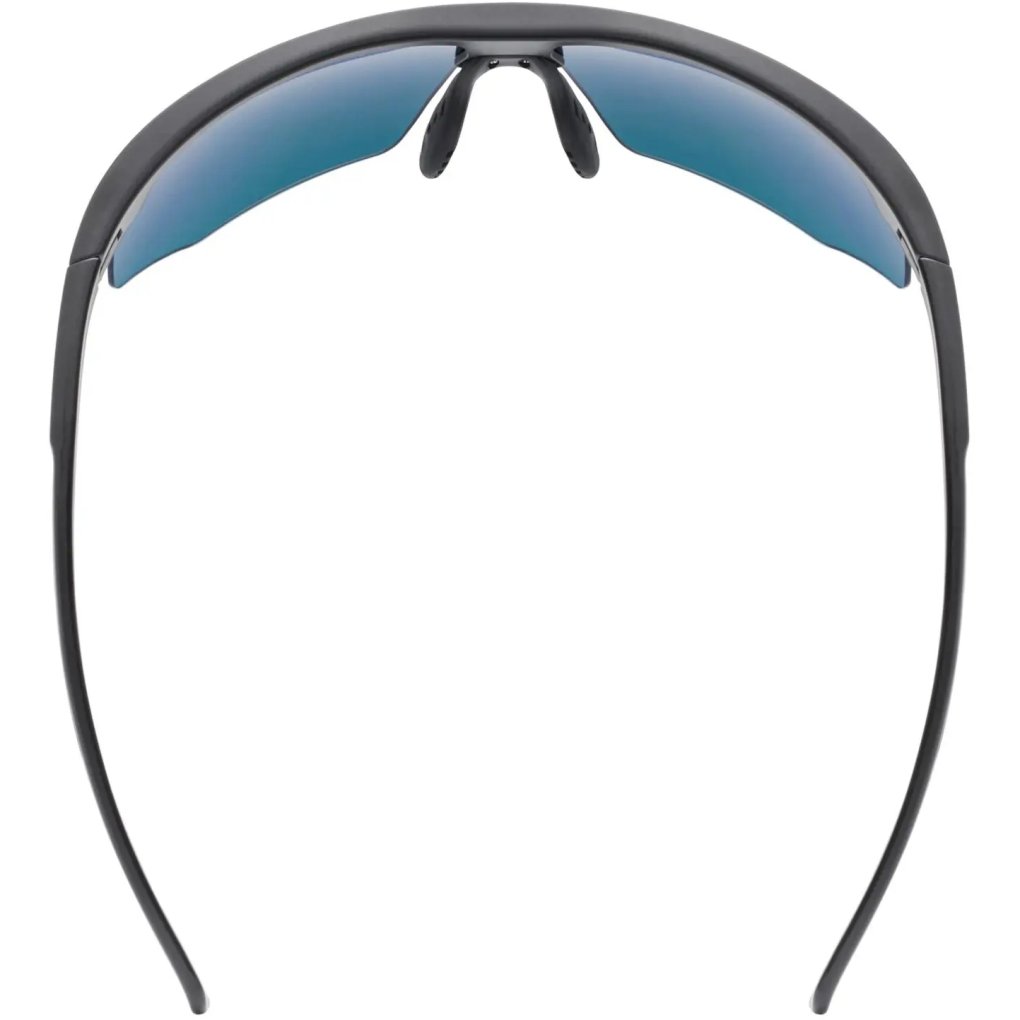 Uvex aerios Glasses - black matt/mirror red