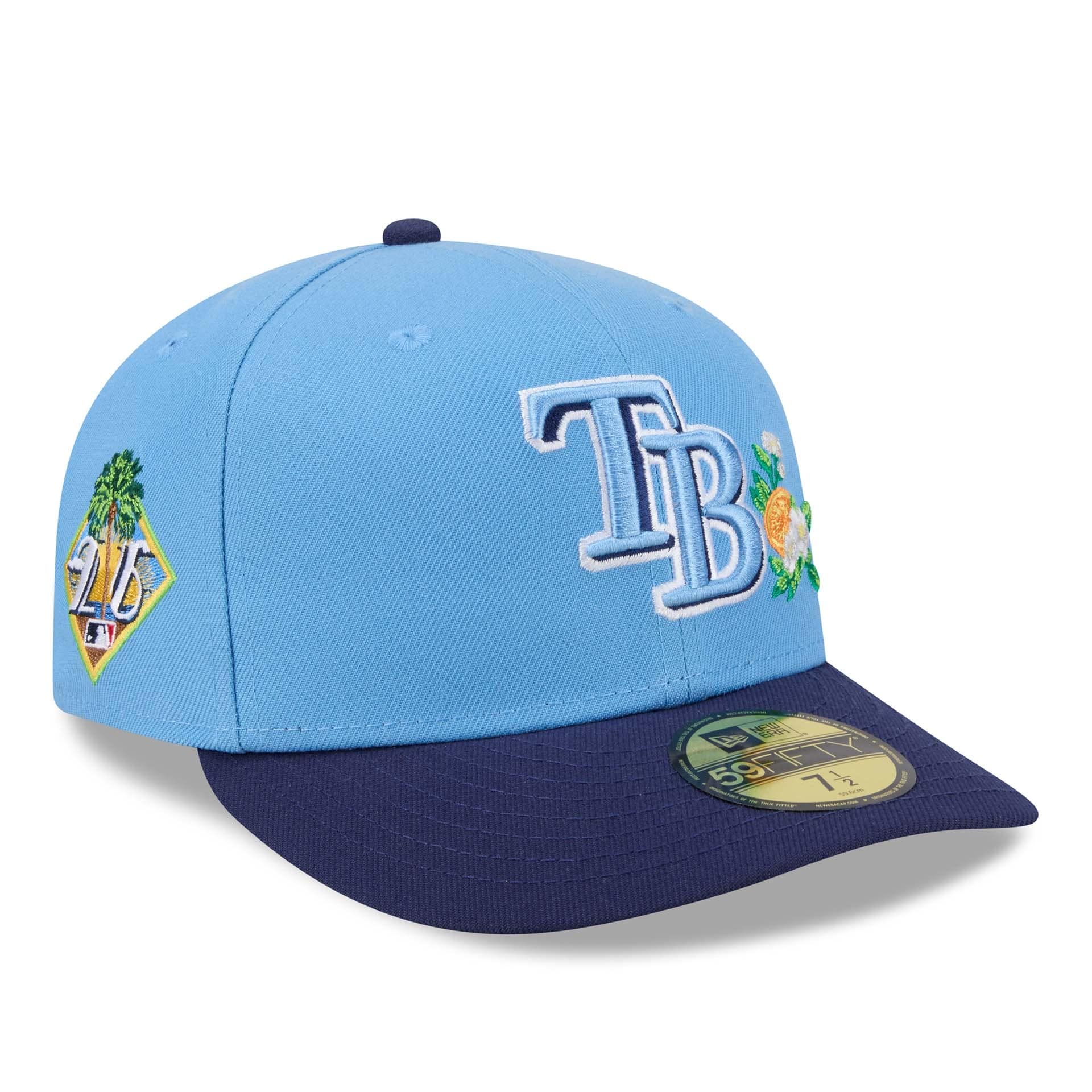 Tampa Bay Rays 2026 MLB Authentic Spring Training 59FIFTY Pre-Curved Cap Blue