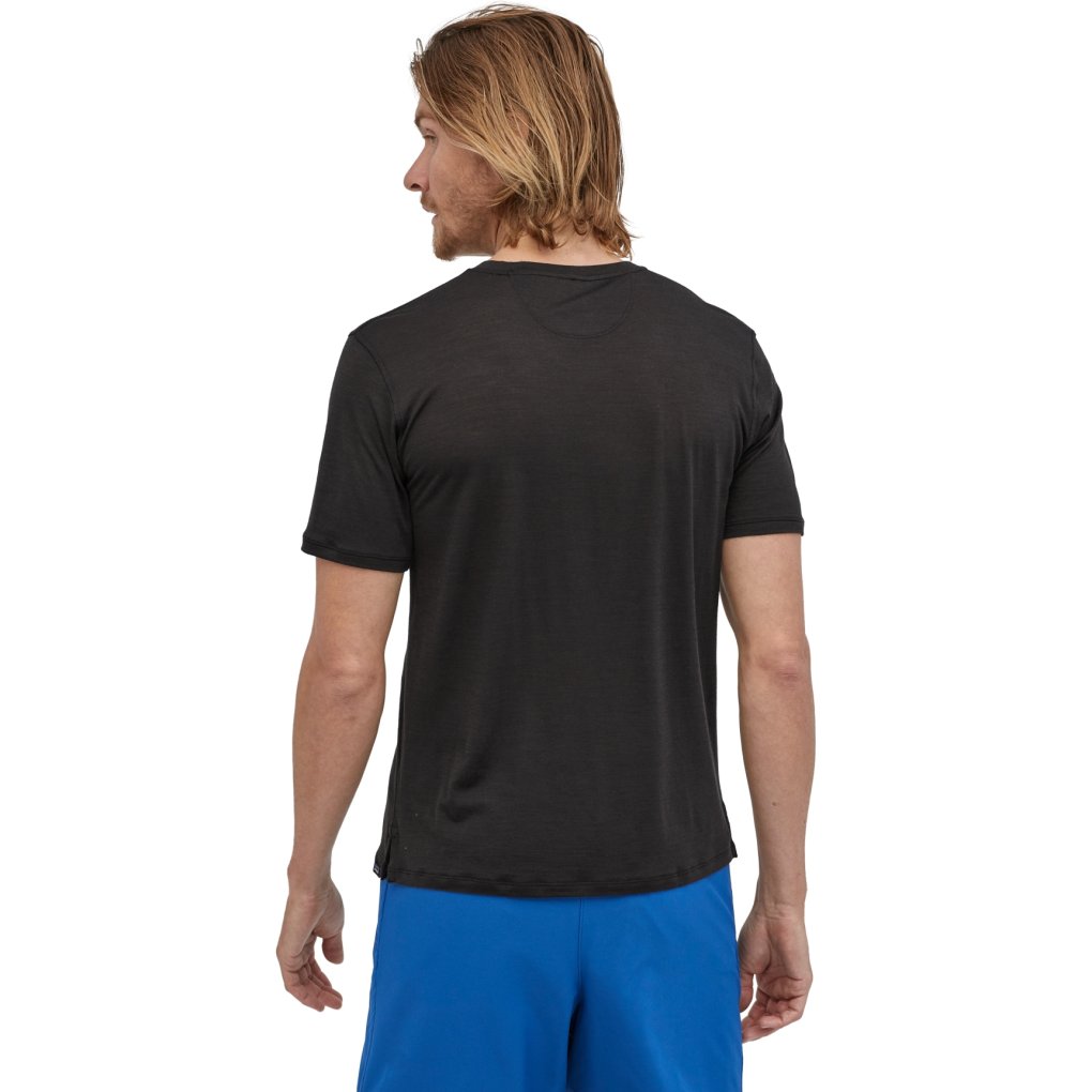 Patagonia Capilene Cool Merino Graphic T-Shirt Men - Heritage Header: Black